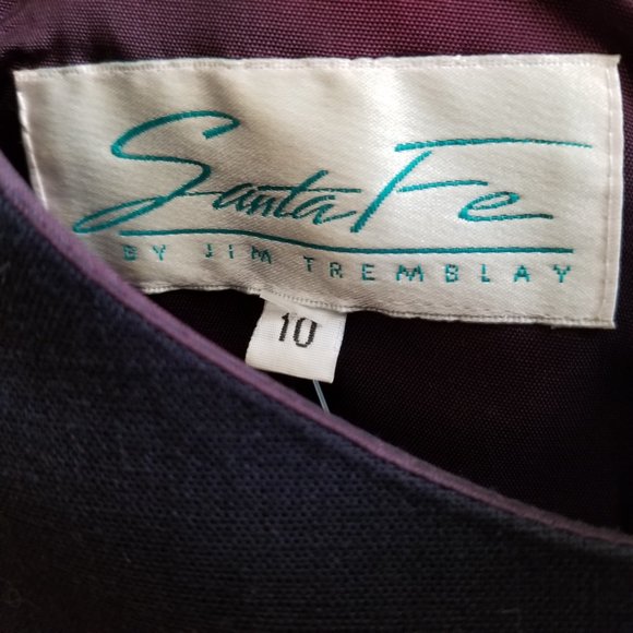 NEW Santa Fe by Jim Tremblay Navy Dress, Size 10 Made in USA - Picture 3 of 11